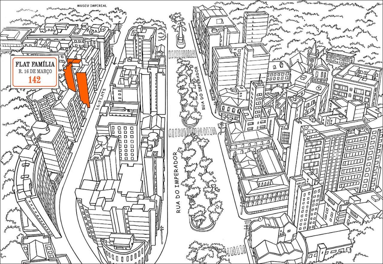 PetrópolisFlat Familiaアパートメント エクステリア 写真